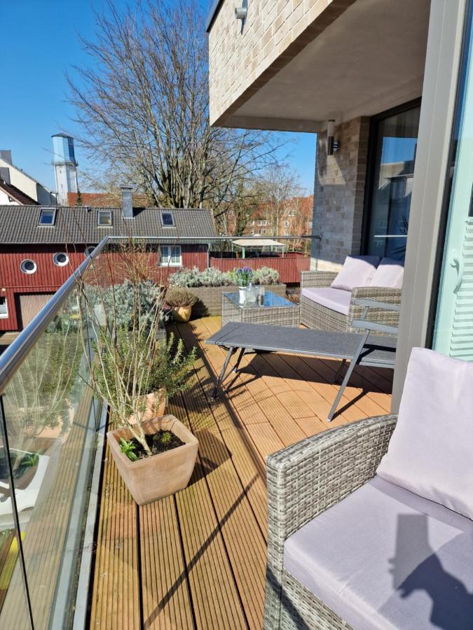 Moderne Penthouse Wohnung Schleswig Exterior photo